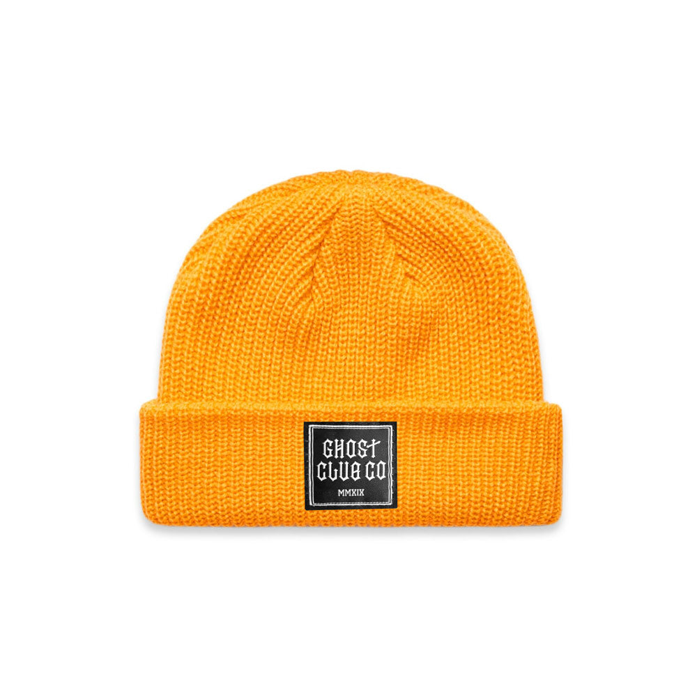 Cable Knit Beanie (Gold)